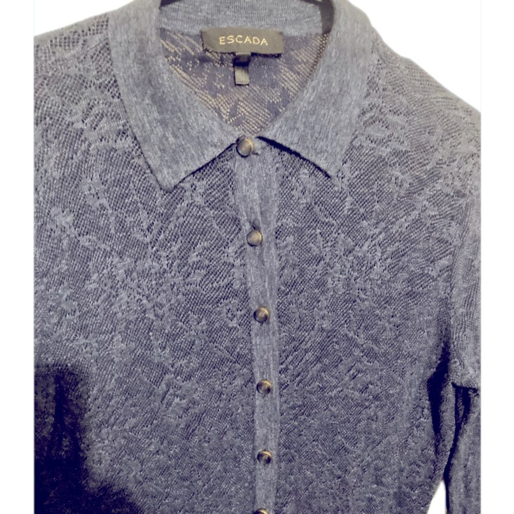 Vintage Escada crochet blouse